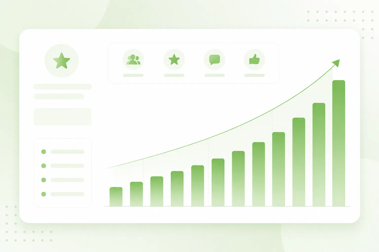 Pet Supply 2 Clean analytics dashboard with growing chart