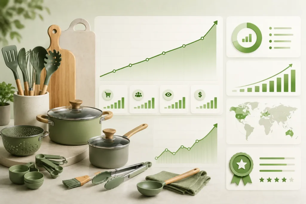 Green kitchen essentials with performance growth